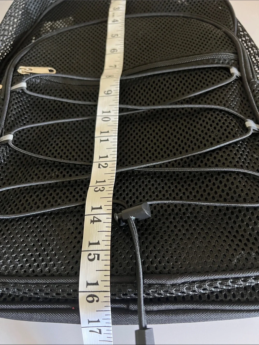 Black Mesh Casual Men's Backpack - Durable Everyday Bag